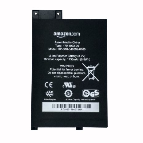 Акумулятор Amazon Kindle 3 (GP-S10-346392-0100) S11GTSF01A [Original PRC] 12 міс. гарантії