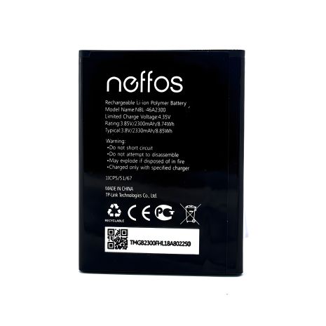 Батарея для TP-Link Neffos C7A / NBL-46A2300 [Оригинал PRC] 12 месяцев гарантии