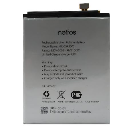 Акумулятор TP-Link Neffos X1 Max/NBL-35A3000 з гарантією 12 місяців [Original PRC]