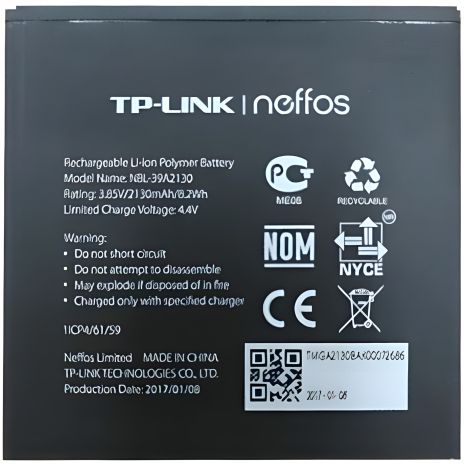 Акумулятор Tp-Link NBL-39A2130 Neffos Y5 [Original] 12 міс. гарантії