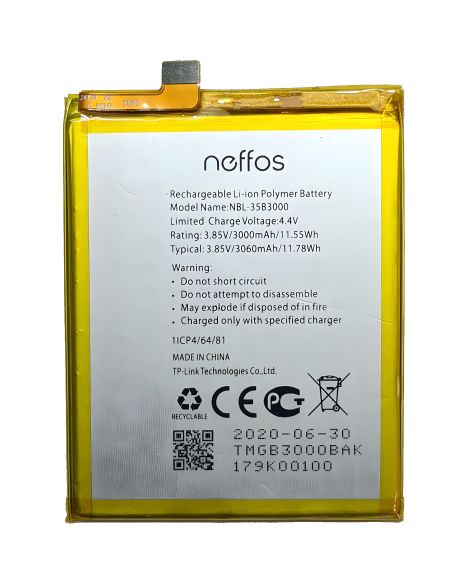 Акумулятор TP-Link C7 (TP910A) NBL-35B3000 Neffos 3060mAh [Original] 12 міс. гарантії