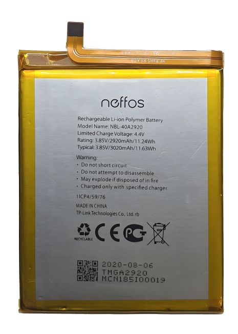 Акумулятор TP-Link Neffos C9A NBL-40A2920 [Original PRC] 12 міс. гарантії