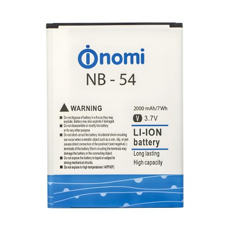 Акумуляторна батарея Nomi NB-54 (i504 Dream) [Original PRC] 12 міс. гарантії