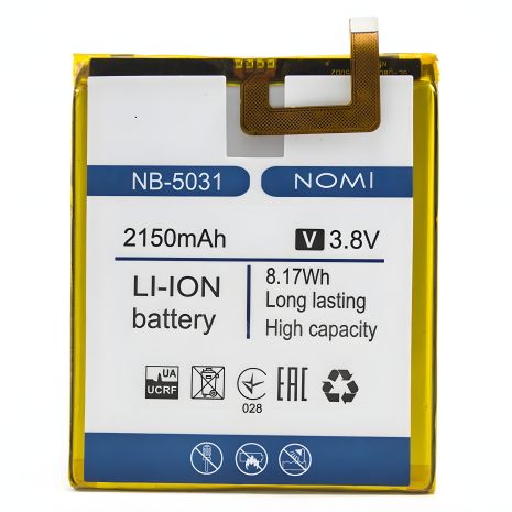 i5031 Evo X1 Батарея Nomi NB-5031 [Original PRC] 12 міс. гарантії