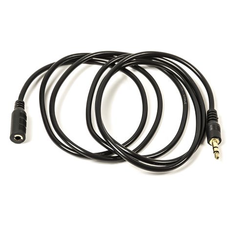 PowerPlant аудио кабель 3.5мм M-F, 1.5м