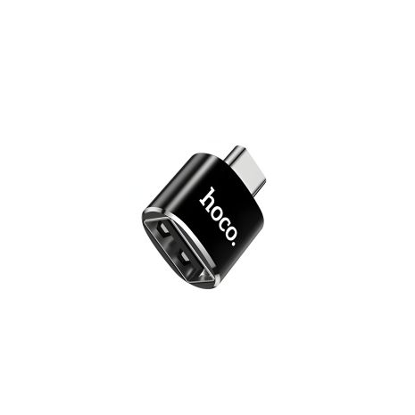 Перехідник Hoco UA5 Type-C to USB 2.0 чорний