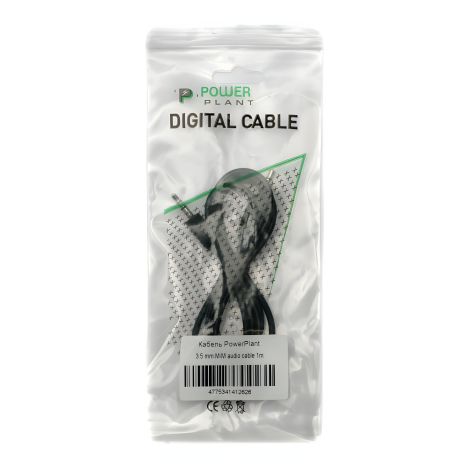 Аудио кабель M-M PowerPlant 3.5 mm, 1м