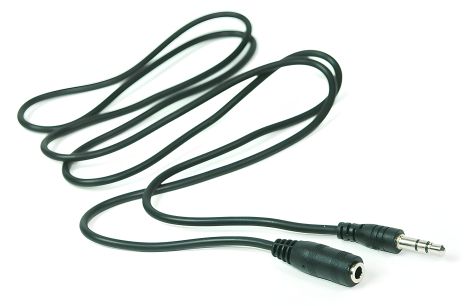 Аудіо кабель 3.5mm M-F 1м PowerPlant