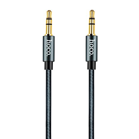 Hoco Noble Grey кабель (3,5"-3.5" нитка) 1m UPA-03