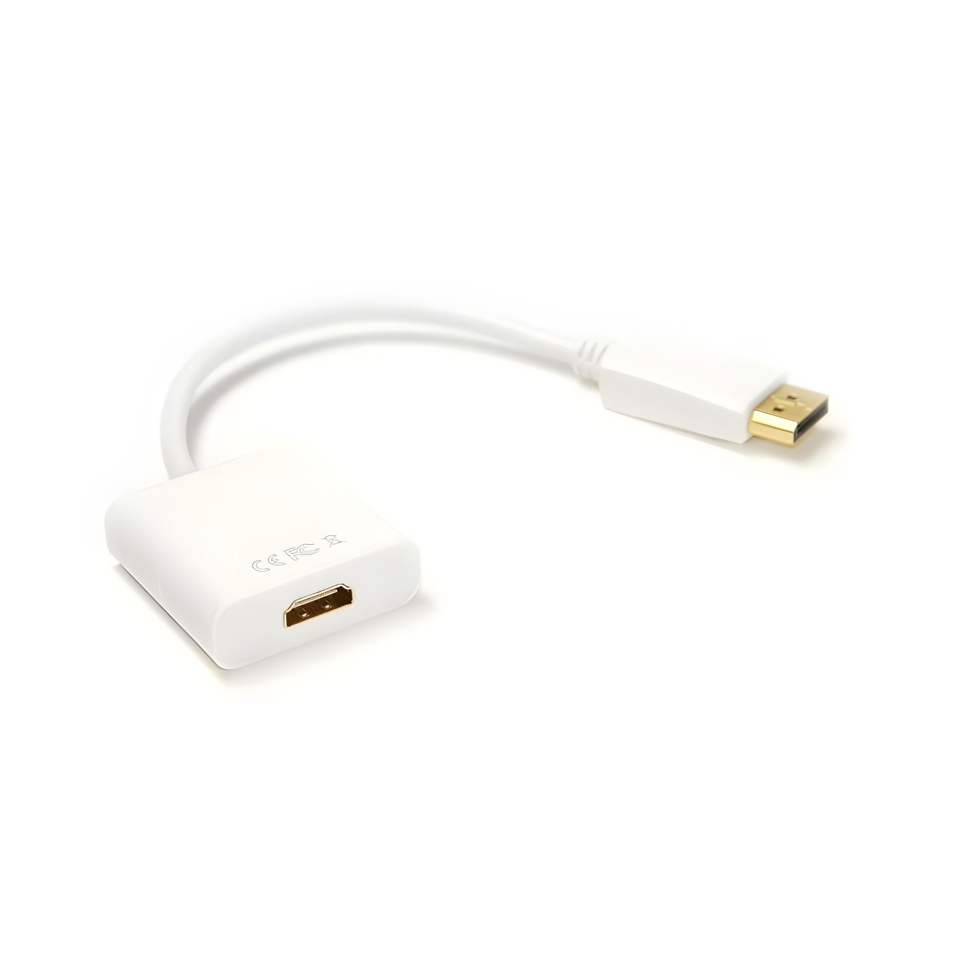 Кабель PowerPlant HDMI перехідник - DisplayPort, 0.15м Кабель PowerPlant HDMI перехідник - DisplayPort, 0.15м