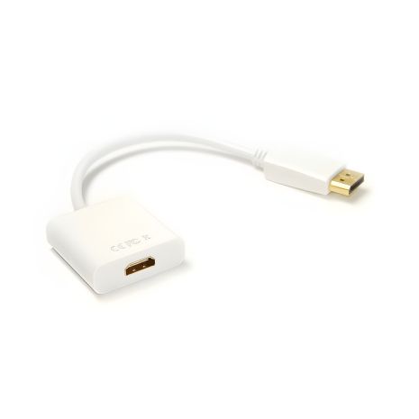 Кабель-перехідник PowerPlant HDMI - DisplayPort, 15см, 1.4V