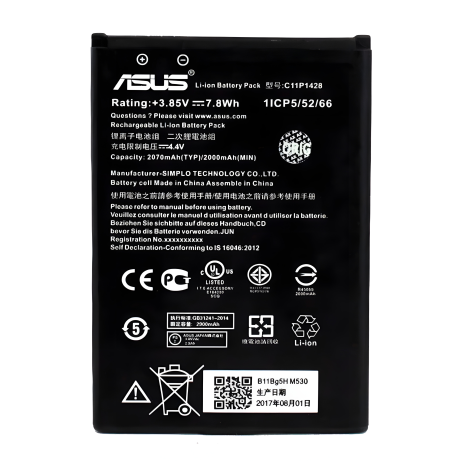 Аккумулятор Asus для ZenFone 4 (C11P1404) [PRC Оригинал] с гарантией 12 мес.