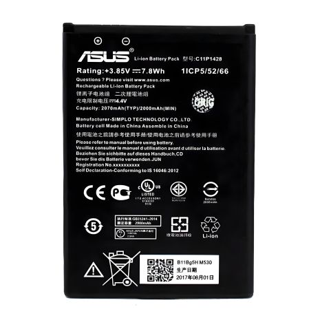 Оригінальний акумулятор для Asus (ZB452KG) B11P1428 2070mAh з гарантією 12 місяців