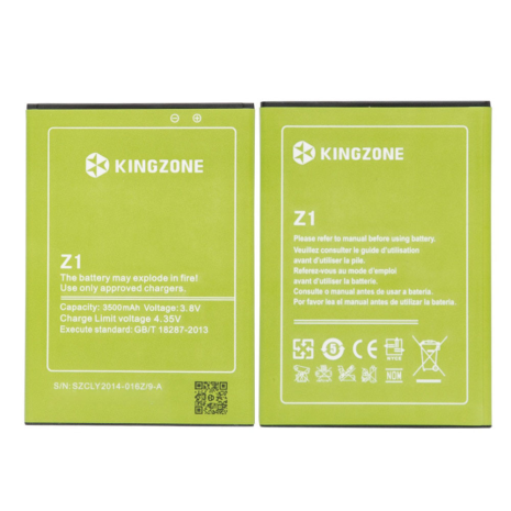 Акумулятор KingZone Z1 (3500mAh) [Original PRC] 12 міс. гарантії