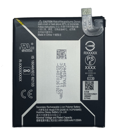Акумулятор Google Pixel 3A (GO20E-B/G020E-B) [Original PRC] 12 міс. гарантії
