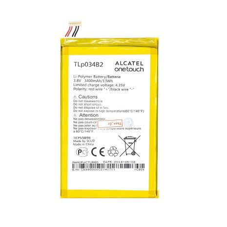 Аккумулятор для Alcatel TLp034B1 / TLp034B2 (8020D One Touch Hero, 7050K One Touch Pop S9, 7055A One Touch Hero 2C) [Original PRC] 12 мес. гарантии