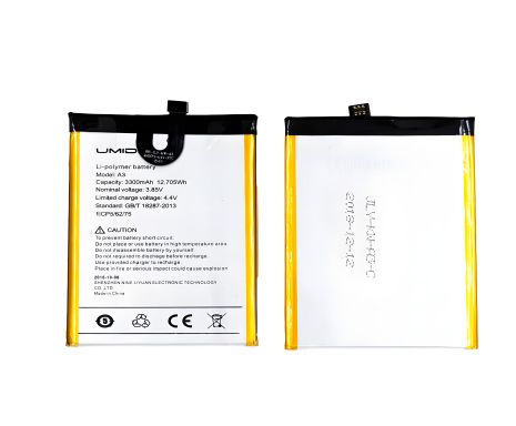 Original PRC Umi Umidigi A3/A3 Pro Battery (3300mAh) - 12 Months Warranty