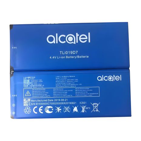 Alcatel TLi019D7 Батарея (for 5033 5033D 5033X 5033Y 5033A 5033T 5033J For Telstra Essential Plus 2018), 2000 мАч [Original PRC], 12 мес. гарантии