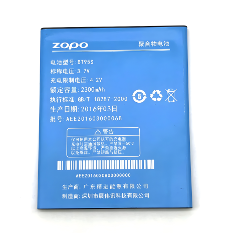 Акумуляторна батарея Zopo BT95S для ZP900/ZP910 [12 міс. гарантії, Original PRC]
