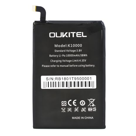 Oukitel K10000 Акумулятор [Оригінал PRC] 12 місяців гарантії