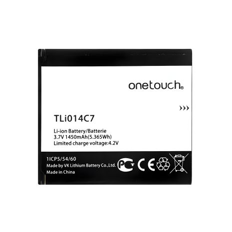 Аккумулятор Alcatel для TLi014C7/One Touch Pixi First 4024D [Оригинал PRC] Гарантия 12 мес.