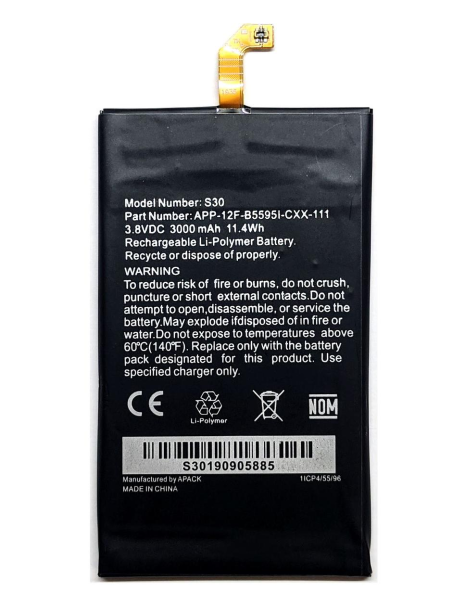 Акумулятори Caterpillar CAT S30 APP-12F-B5595I-CXX-111 (3000mAh) [Original PRC] 12 міс. гарантії
