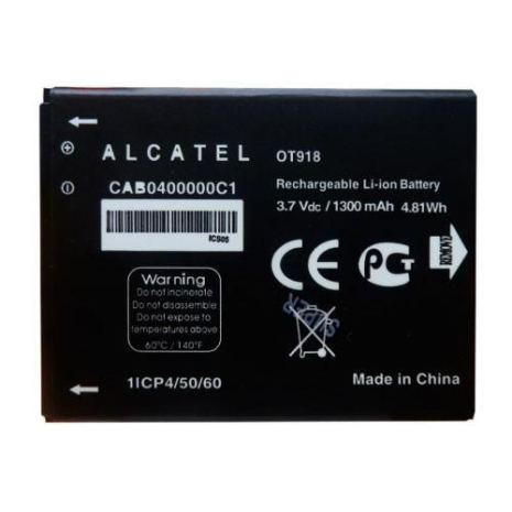Акумулятор Alcatel 1009X, 1010D, 1010X, 1035D, 1040D, 1042D, 1046D, 132X, 232X, 1010, 1040X, 1042D, OT132(CAB0 гарантії