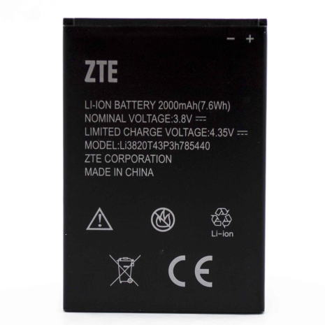 Акумулятор ZTE LI3820T43P3H785440 (ZTE Blade L370/Blade L2 Plus) [Original PRC] 12 міс. гарантії