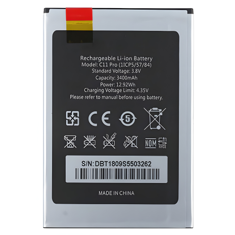 Аккумулятор для Oukitel C11 / C11 Pro (3400 mAh) 1ICP5/57/84 [Original] 12 мес. гарантии