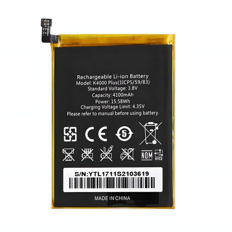 Акумулятор Oukitel K4000 Plus [Original PRC] 12 міс. гарантії