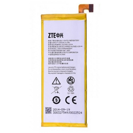 Акумулятор ZTE Li3823T43P6hA54236-H (Short cable version!) 2300mAh (Blade VEC 4G) [Original PRC] 12 міс. гарантії