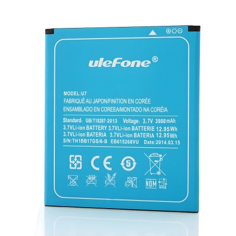 Ulefone U7 Акумулятор (Carpad t69 Max, Created N7, Orientphone Mega Pro 7, Star U69, Vido M87, Gdippo X7, Tronsmart PS7, Luftco AoneX, Mlais M81, Nibiru Jupiter M1, Chinavasion OEM 7") [Ori 1] гарантії