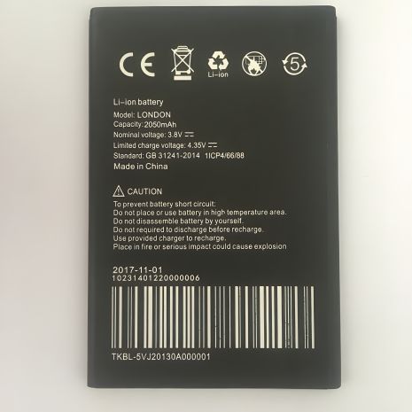 Акумуляторна батарея для Umi London/Bravis A506 Crystal [Original PRC] гарантія 12 міс.