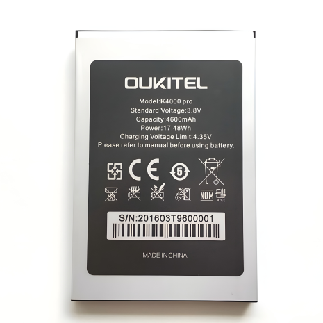 Oukitel K4000 Батарея [PRC Original] гарантія на 12 місяців
