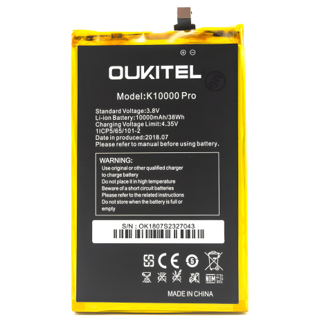 Oukitel K10000 Акумулятор [Оригінал PRC] 12 місяців гарантії