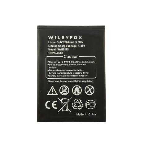 Original PRC WileyFox SWB0115 Swift Battery - 12 Months Warranty