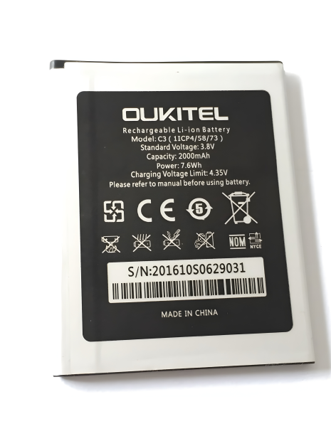 Акумуляторна батарея для Oukitel C3/Bravis A503 Joy [Original PRC] гарантія 12 міс.