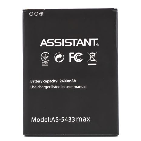 Original PRC Assistant AS-5433 Max Battery - 12 Months Warranty