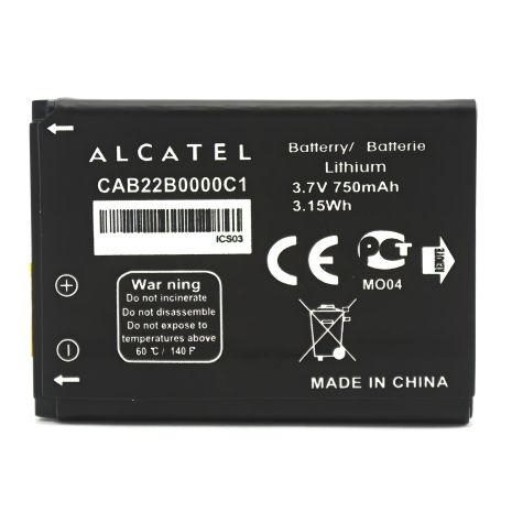 Оригінальна акумуляторна батарея для Alcatel One Touch 2012D/CAB22B0000C1, 12 місяців гарантії