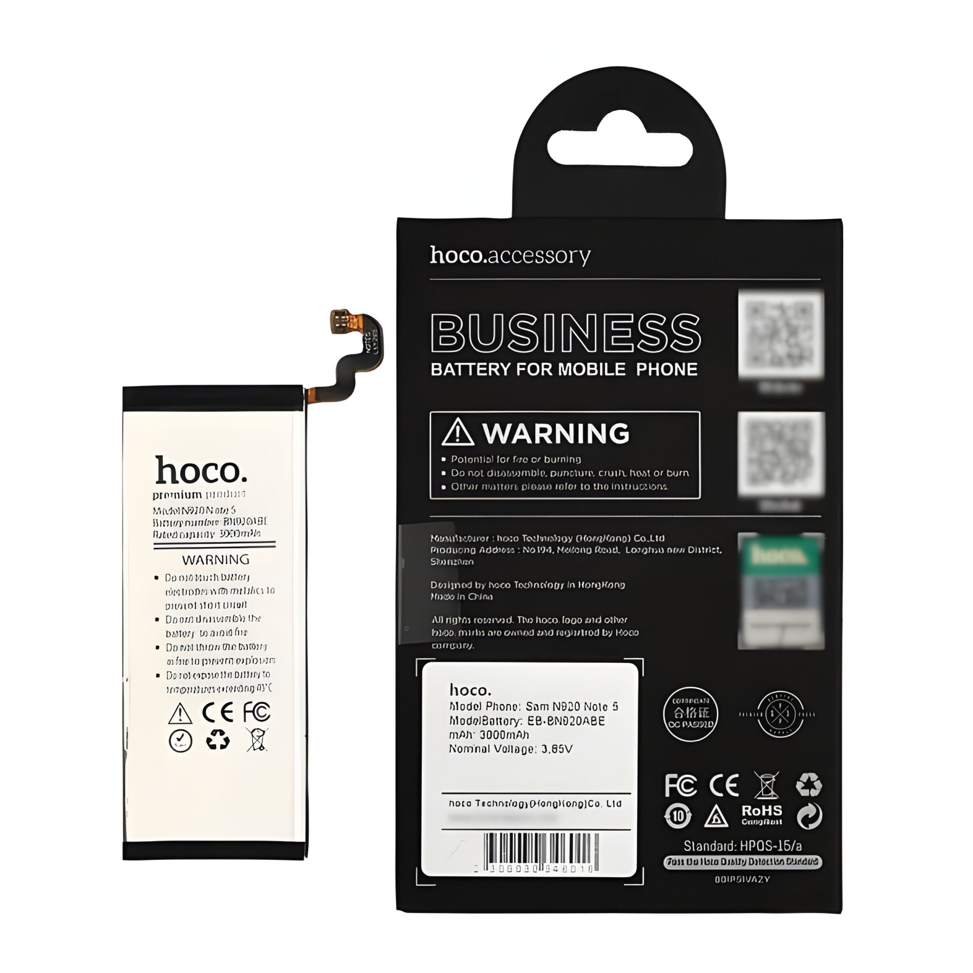 Аккумулятор Hoco для Samsung M20 SM-M205/ M30 SM-M305/ A40S SM-A407/ EB-BG580ABU 5000 mAh Аккумулятор Hoco для Samsung M20 SM-M205/ M30 SM-M305/ A40S SM-A407/ EB-BG580ABU 5000 mAh