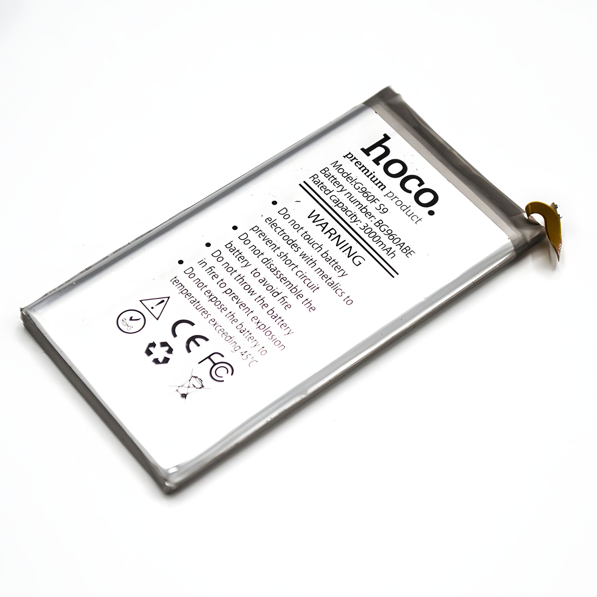 Hoco Аккумулятор для Samsung Galaxy S9 3000 mAh EB-BG960ABE G960F Hoco Аккумулятор для Samsung Galaxy S9 3000 mAh EB-BG960ABE G960F