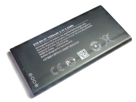 Гарантійний термін 12 міс. на акумулятор Nokia BN-01 - оригінал