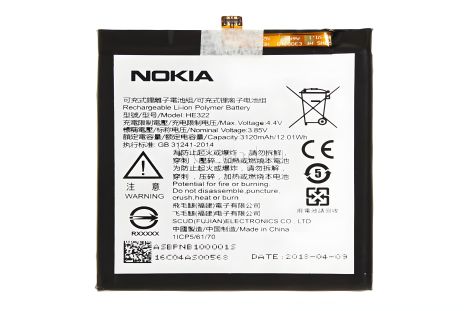 HE322 Аккумулятор для Nokia 1 [Original] 12 мес. гарантии