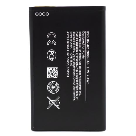 Акумулятор BN-02 для Nokia XL [PRC Original] гарантія 12 міс.