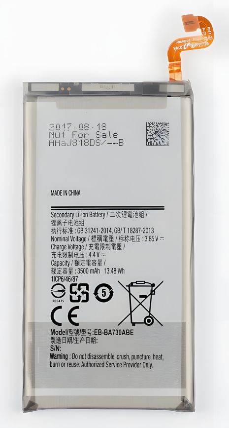 Оригінальний акумулятор Samsung для Galaxy A8 Plus (2018) EB-BA730ABE, 3500 mAh з 12 міс. гарантії