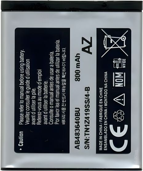 Акумулятор Samsung J600, M600, S8300, B3210, S7350, J160, E740 та ін (AB533640BU, AB483640BE) [Original PRC] 12 міс. гарантії