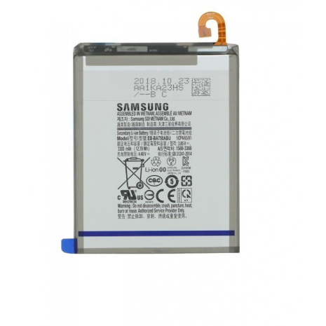 Аккумулятор для Samsung A7 2018 (A750) / A10 2018 (A105) / M10 2018 (M105) / EB-BA750ABU/E 3300 mAh [Original PRC] 12 мес. гарантии