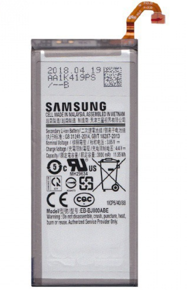 Акумулятор Samsung Galaxy J6-2018 J600F, J8-2018 J800F, A6-2018 A600F/EB-BJ800ABE [Original PRC] 12 міс. гарантії