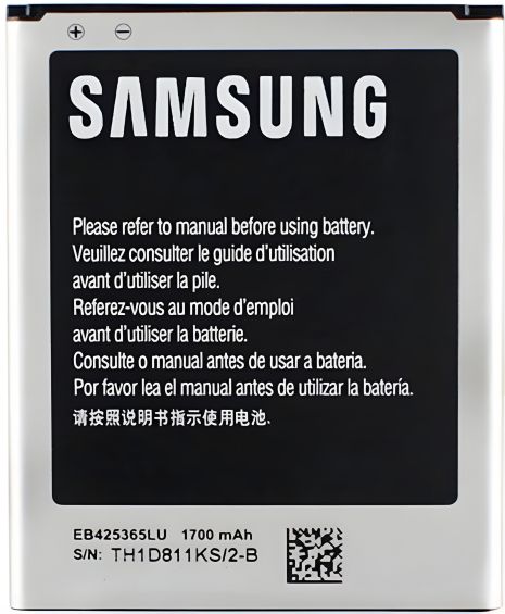 Акумулятор Samsung EB425365LU, 1700 мАг i8262D Galaxy Core Duos i8268 [Оригінал PRC] 12 міс. гарантії