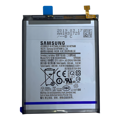 Акумулятор 5000 mAh Samsung M20 SM-M205/M30 SM-M305/A40S SM-A407 EB-BG580ABU [Original PRC] 12 міс. гарантії
